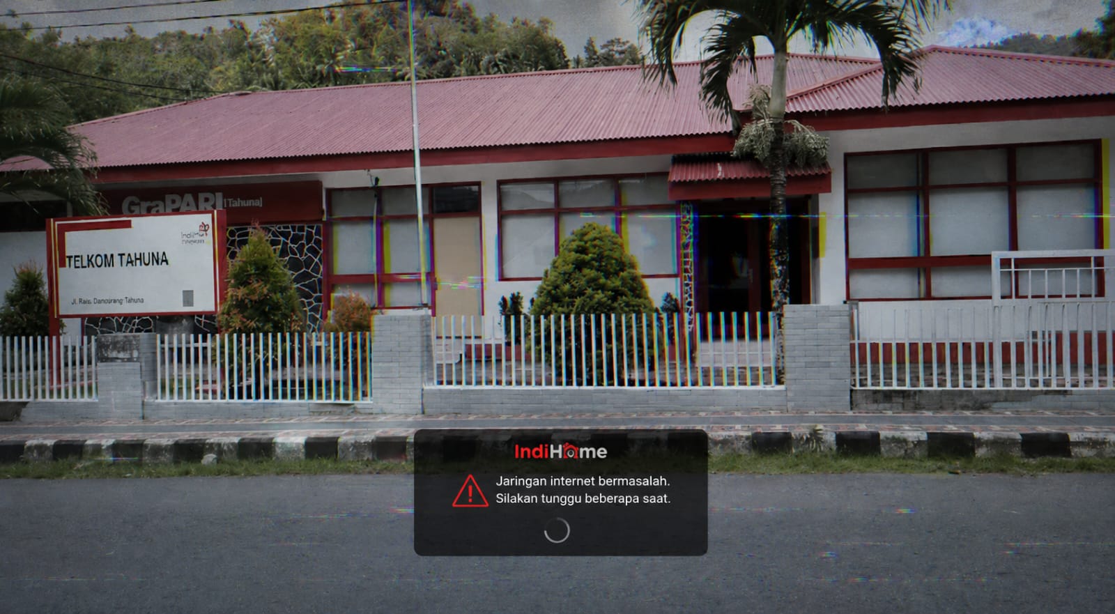 Kantor Telkom Tahuna (Foto.ist)